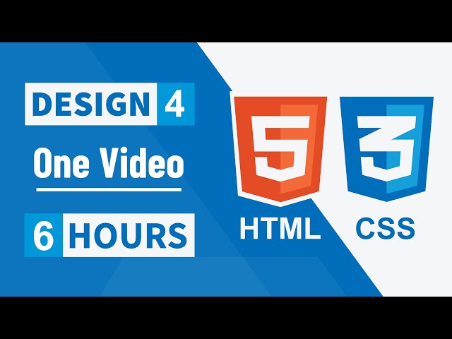 [Arabic] HTML And CSS Design 4 In 2022 in One Video