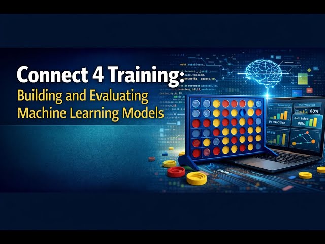 Connect-4 Classification in Python: Data Preparation, Modeling, and Evaluation Tutorial