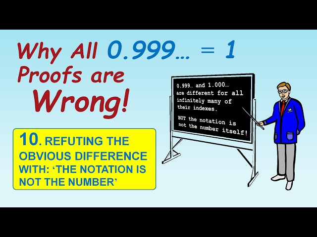 What The Heck Is The Number Itself? (Why All 0.999...=1 Proofs Are Wrong - Part 10 of 12)