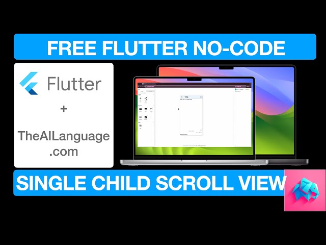 Flutter Tutorial - #7 Single Child Scroll View