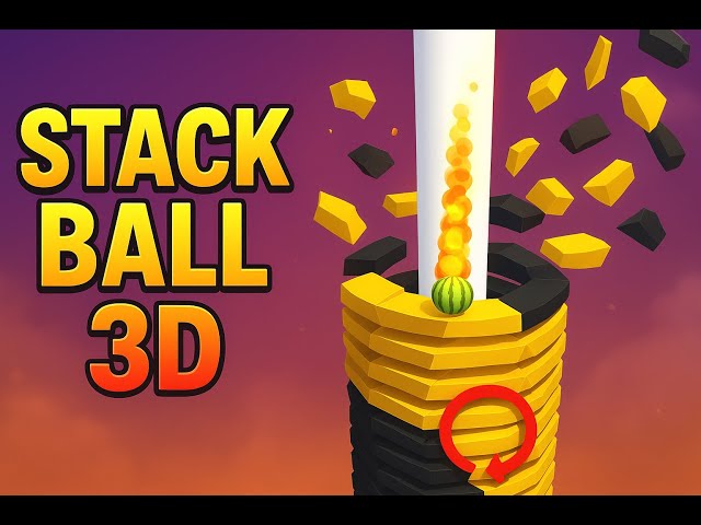 🔥 STACK BALL 3D IMPOSSIBLE LEVELS COMPLETE 😍 #gaming #stackball #live