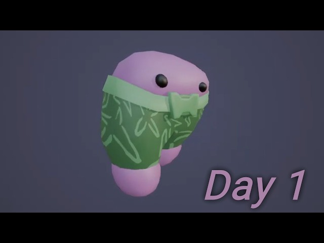 3D Modeling and Texturing for the "Pinuwuk's Lil Guy Game Jam"