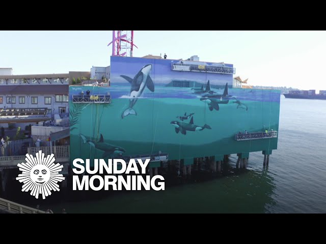 The artist Wyland and his "whaling walls"