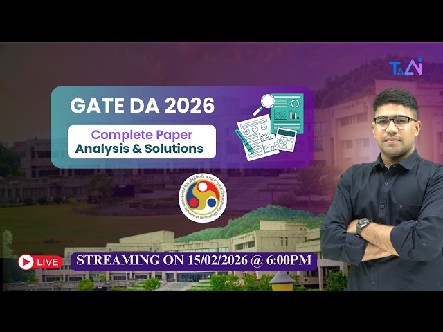 GATE DA 2026 Paper Analysis