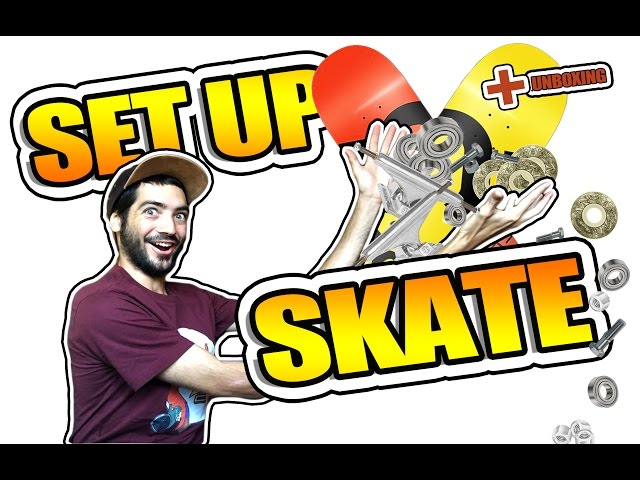 como montar una tabla SETUP SKATE + UNBOXING