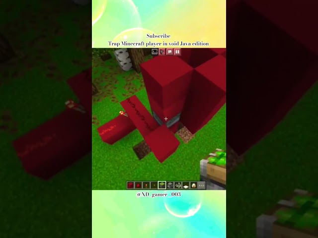 trap Minecraft player in void Java edition #ytstudio #youtube #viralvideo #minecraft #shorts ❤️🌎