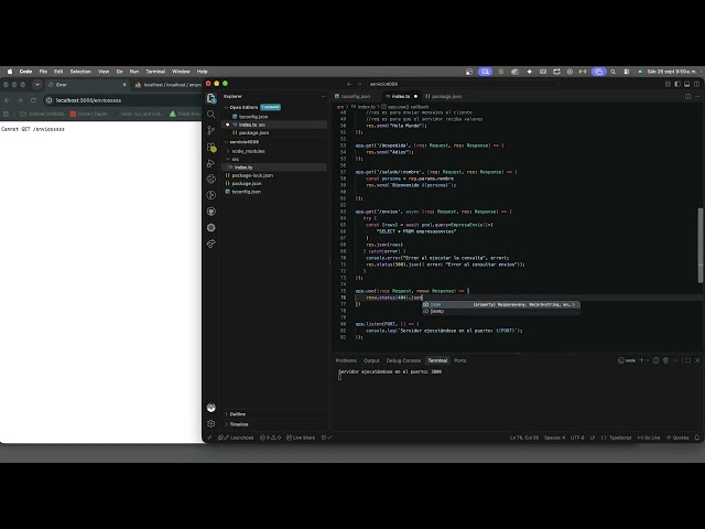 NodeJS Pool de Conexiones