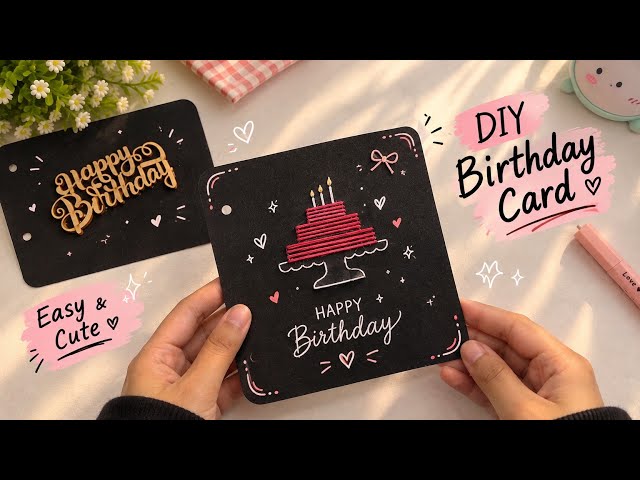 DIY Birthday Card Ideas 🎂 | Easy Handmade Birthday Card Idea | Easy Gift Ideas | 