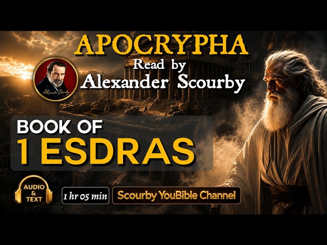 1 | The Apocrypha (Book of 1 Esdras | Read By Alexander Scourby | AUDIO and TEXT | Synced Together.