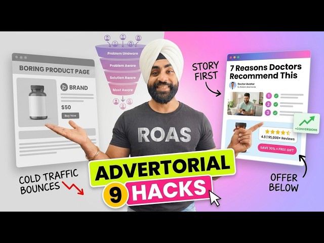 $100M Hacks for Advertorial Landing Pages for Conversion Rate Optimization
