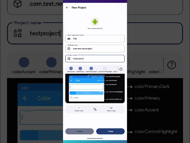 how to create project in Sketchware Pro 🔥 | Coding Tutorial | #coding #shorts