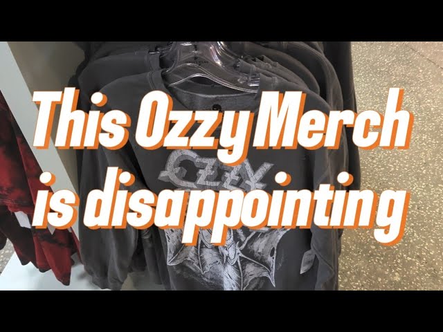 This HHN OZZY gear is DISAPPOINTING!