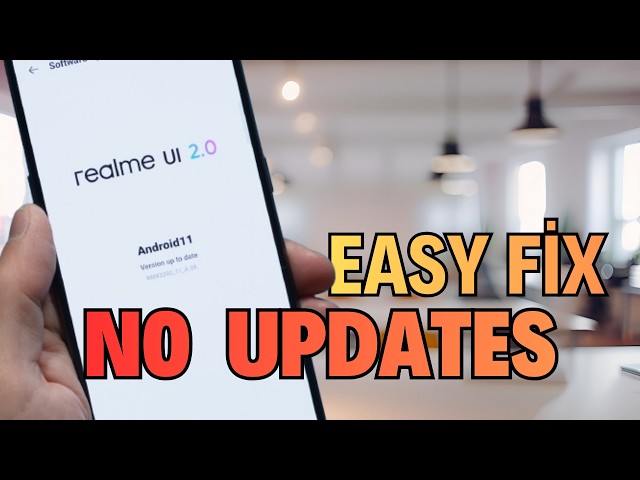 Realme Phone Won't Update? Here's Why