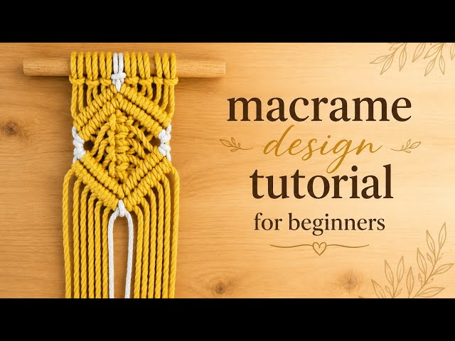 Macrame Design Tutorial | Macrame Design for Beginners | Macrame Design | Macrame Design Class 438