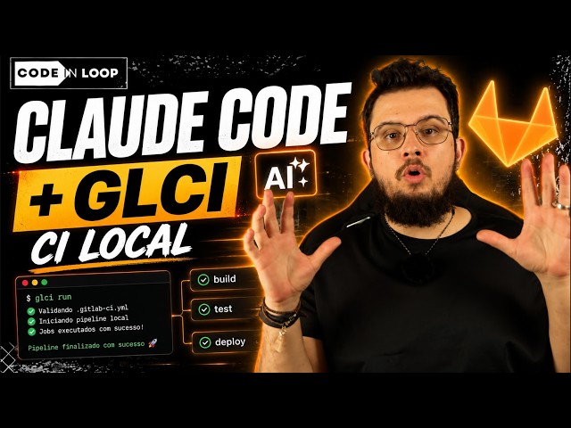 GitLab CI agora roda LOCALMENTE! Testando + IA