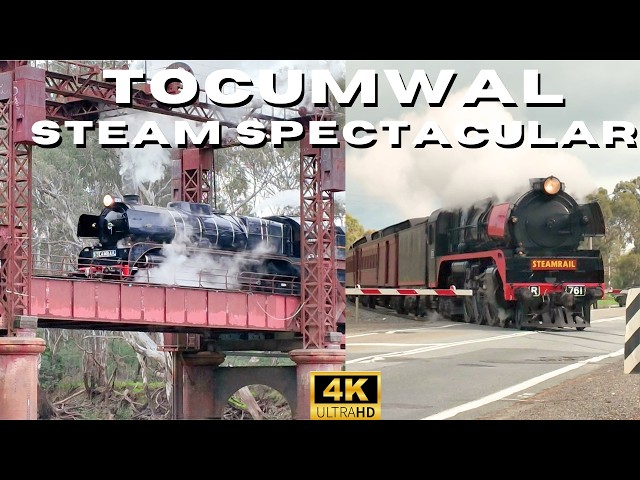 Steamrail Victoria's Tocumwal Steam Spectacular! Documentary! (4K) R761 R711 A2 986