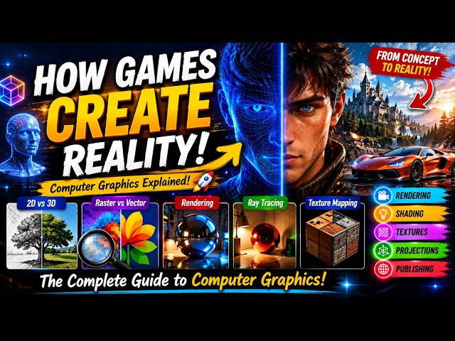 Introduction to Computer Graphics | 2D, 3D Graphics, Rendering & Ray Tracing Explained