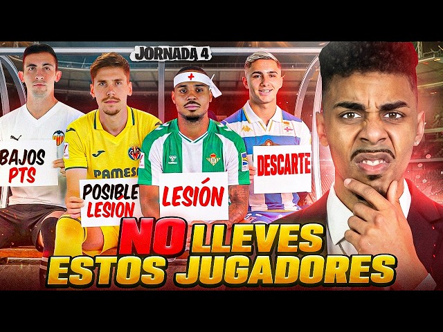 🚨 ¡NO LOS FICHES! LOS JUGADORES A EVITAR EN J4 ❌ - LALIGA 26/27 - PLYONTV10