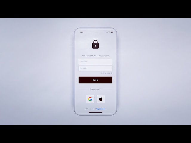 🔒📱 Modern Login UI • Flutter Auth Tutorial ♡