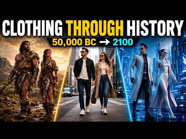Clothing Through History | 50,000 BC–2100 Animated Timeline