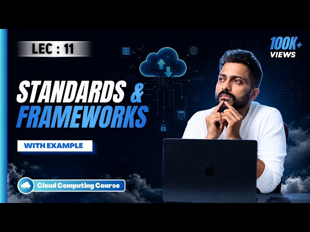 Lec-11: Various Standards & Frameworks in Cloud 🌧️ Computing