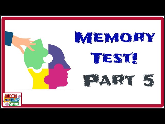 FUN Memory Test #5- Brain Break Activity