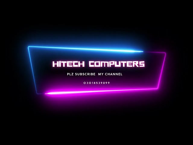 INTRO  Hitech Computers