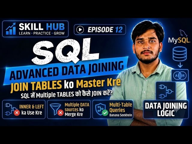 Excel & CSV File Data Ko SQL Me Import Kaise Kare? (Step-by-Step) | #12 