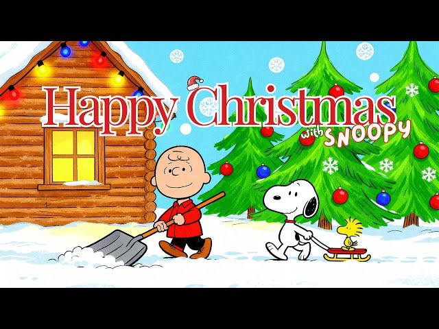 Happy Christmas Morning with Snoopy 🎄❄️ Cozy Oldies Jazz Playlist for Relax, Chill & Focus