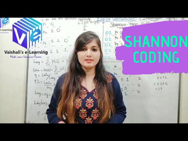 L 3 | Shannon Coding | Information Theory & Coding | Digital Communication | Vaishali Kikan