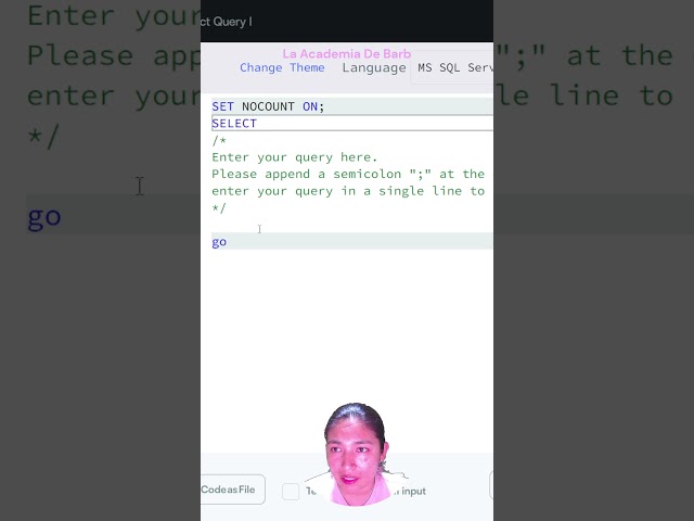 HackerRank | SQL | Revising the Select Query I #sql #sqlserver