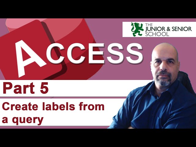 [Part 5] Creating Labels (Microsoft Access) Cambridge IGCSE ICT (0417)