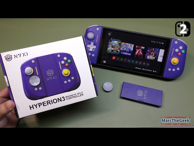 NYXI Hyperion 3 Purple Joy-Cons | Gamecube Themed