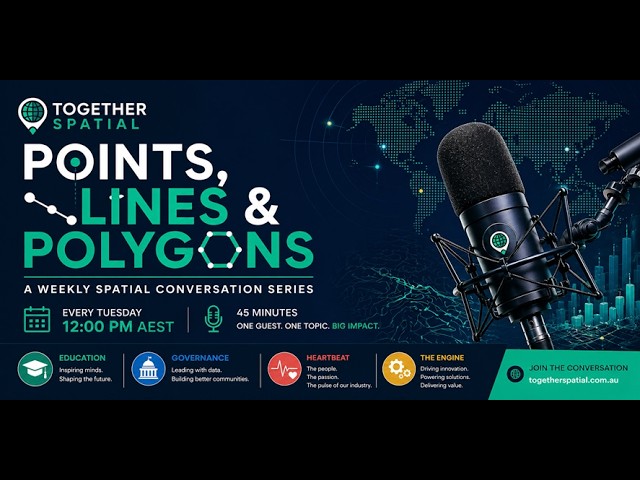 Points, Lines and Polygons - Spatial Conversations Episode 14 with guest Nimalan Sellaththurai