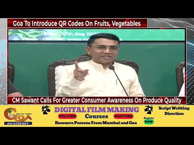 Goa To Introduce QR Codes On Fruits, Vegetables