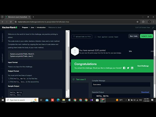How to Solve Java Coding Challenges on HackerRank | Step-by-Step Tutorial