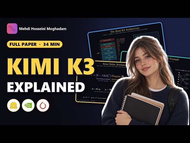 Kimi K3 Explained: How a 2.8T Open Model Works – Full Paper #ai #llm