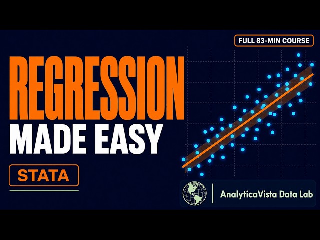 Linear Regression in Stata: Complete Beginner to Advanced Tutorial