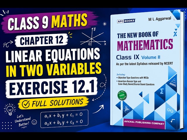 Chapter-12 | Ex-12.1 | Q.1 to 8 solution | class 9 Maths New Syllabus 2026-27 |