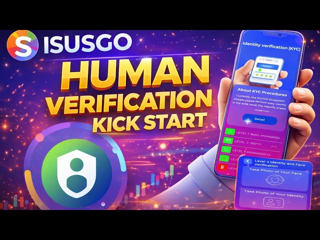 ISUSGO Human Verification KYC 4/5 Is Live 🚀 | Complete Face & ID Verification Now 🔐