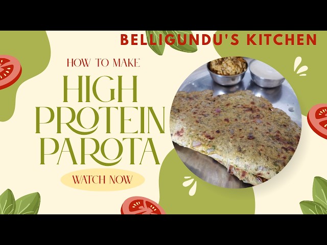 Protien parota, green gram parota, Morning breakfast parota