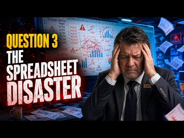 CAT Grade 12 Prelim 2026 - Q3 - MS Excel was a "DISASTER"- Walkthrough
