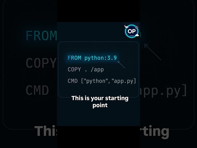Dockerfile Explained for Beginners Part 1 | OneMinOps