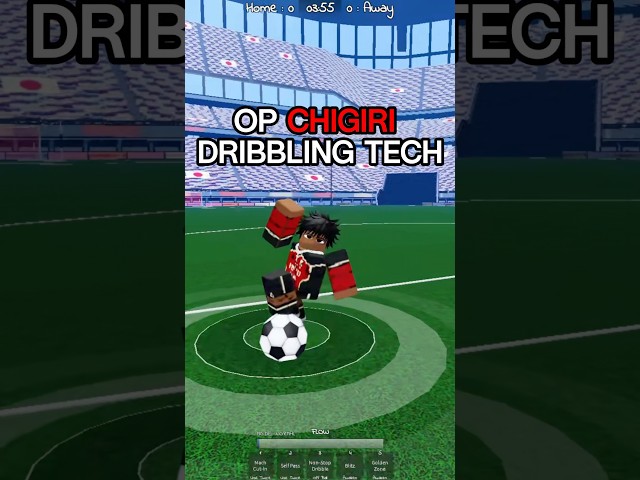 OP DRIBBLING TECH WITH CHIGIRI #guide #bluelock #update #azurelatch #tech #anime