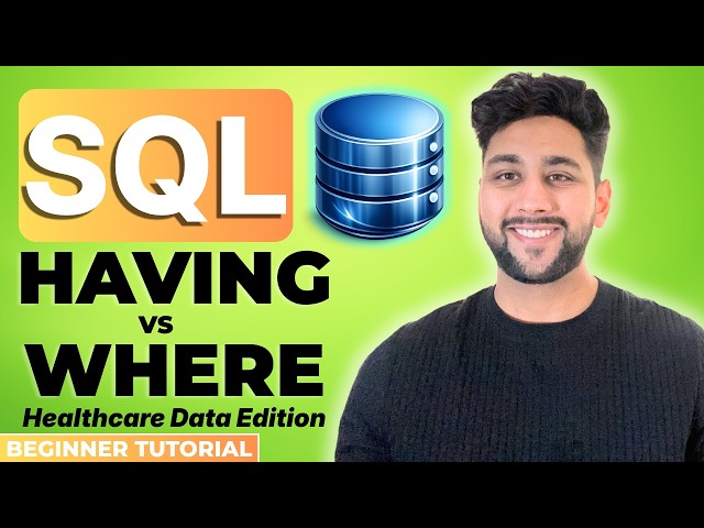 HAVING vs WHERE in SQL (The Simple Rule You’ll Never Forget) | Beginner SQL Tutorial