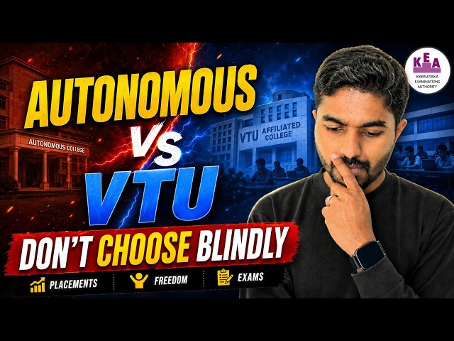VTU or Autonomous? Biggest Mistakes Students Make 😱