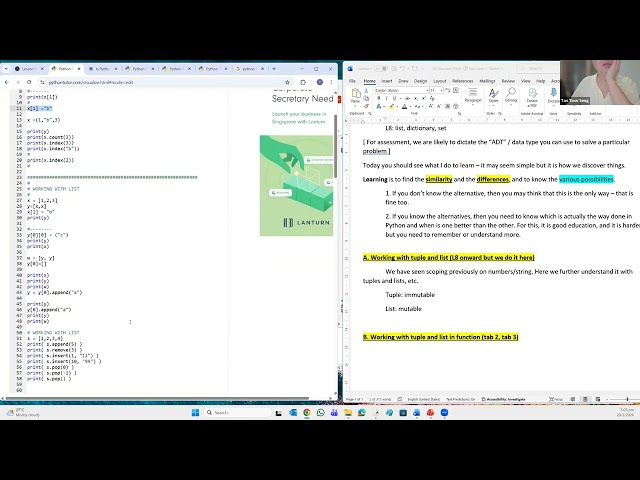 CS1010X Review 06 and Tutorial 03 (First) on 20 Feb 2026 (Fri) [Transcript]