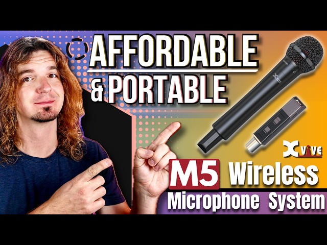 Xvive M5: An Amazingly Simple Wireless Microphone System!