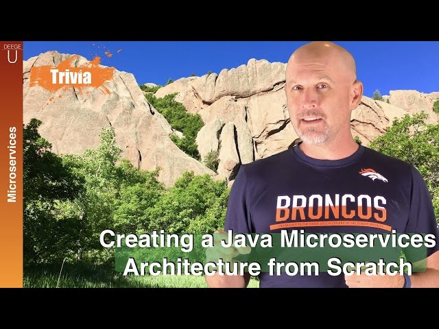 Creating a Java Microservices Architecture from Scratch - CM000