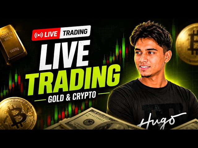 🔴 LIVE BTC & GOLD | Big Move Coming Today 🚨#BigMove #BTC #GoldTrading #Breakout #LiveForex #long